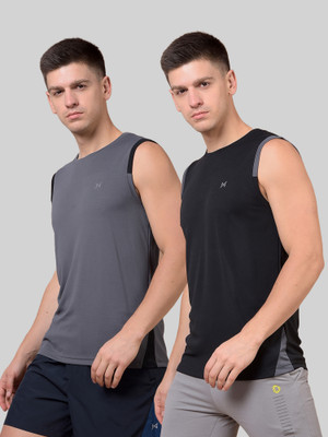Force NXT Solid Men Round Neck Multicolor T-Shirt