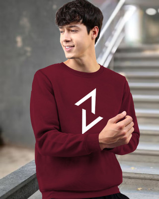 LGGARMENTS Printed, Typography Men Round Neck Maroon T-Shirt