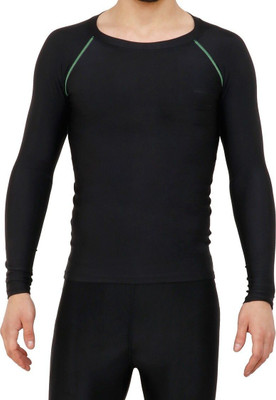 never lose Solid Men Round Neck Black T-Shirt