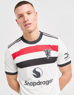 IZON Printed Men Round Neck White, Black T-Shirt