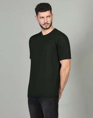 INKKR Solid Men Round Neck Multicolor T-Shirt