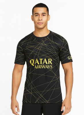 DOSTITCH Printed Men Round Neck Black T-Shirt