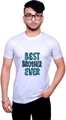 NITYANAND CREATIONS Embroidered Men Round Neck White T-Shirt