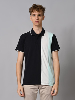 KILLER Solid Men Polo Neck Grey T-Shirt