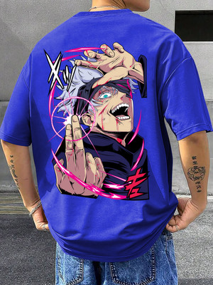 TripBroz Graphic Print Men Round Neck Red T-Shirt