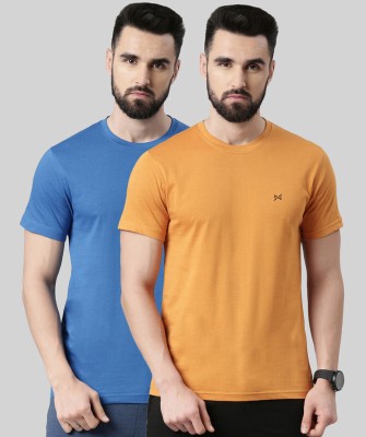 Force NXT Solid Men Round Neck Multicolor T-Shirt