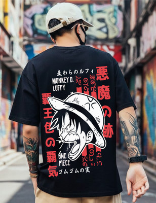 Uniplanet Store Printed Men Round Neck Black T-Shirt