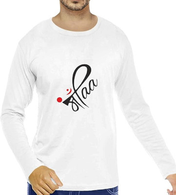 clickwell Printed Men Round Neck White T-Shirt