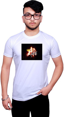 KRYONIX Printed Men Round Neck Multicolor T-Shirt