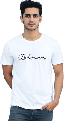 DixitCraftCo Graphic Print Men Round Neck White T-Shirt