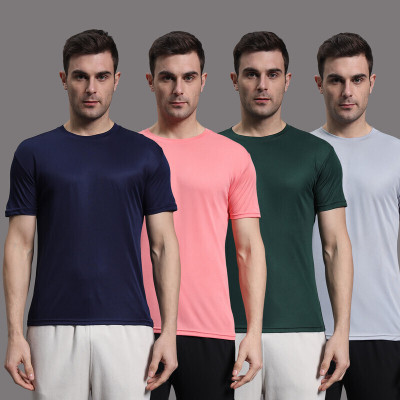 InkTees Pack Of 4 Men Solid Round Neck Polyester Multicolor T-Shirt For Rs. 353 @ 82 %
