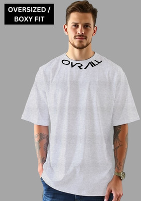 UrGear Printed Men Round Neck White T-Shirt