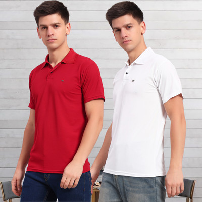 ZEPPI Printed Men Polo Neck Multicolor T-Shirt