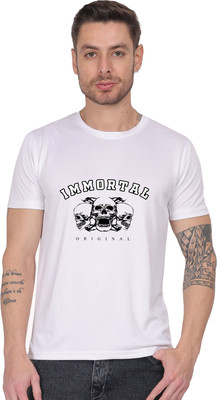 ARTI ARYA TREND Graphic Print Men Round Neck White T-Shirt