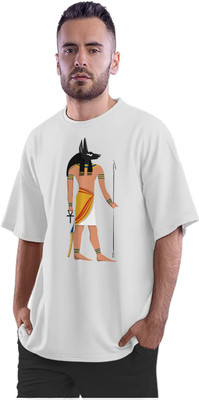 TheFreedomStore Printed Men Round Neck White T-Shirt