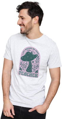 KRYONIX Solid Men Round Neck White T-Shirt