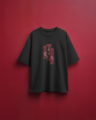 Baefikrey Printed Men Round Neck Black T-Shirt