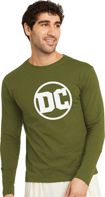 OrrganicChics Typography Men Round Neck Green T-Shirt