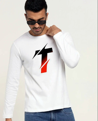 PARA HILLS Printed Men Round Neck White T-Shirt