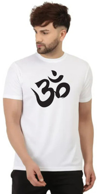 Zenloop Styles Printed Men Round Neck White T-Shirt