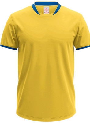 click n buy Solid Men Round Neck Multicolor T-Shirt