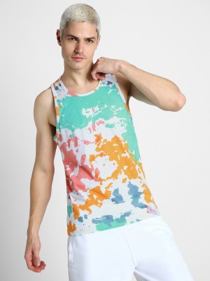 Veirdo Printed Men Round Neck Multicolor T-Shirt