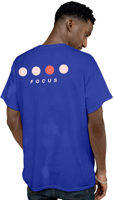 Fighterhero Printed Men Round Neck Blue T-Shirt