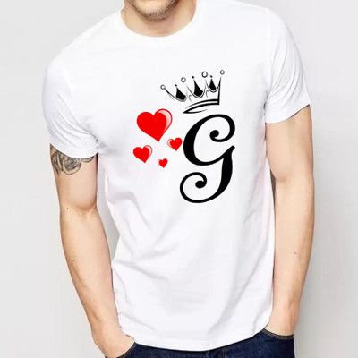 SQF Printed Men Round Neck White T-Shirt