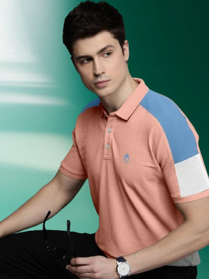 NVK Striped Men Polo Neck Reversible Multicolor T-Shirt