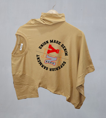 Magneto Printed Men Round Neck Beige T-Shirt