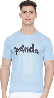 InkTees Printed Men Round Neck Light Blue T-Shirt