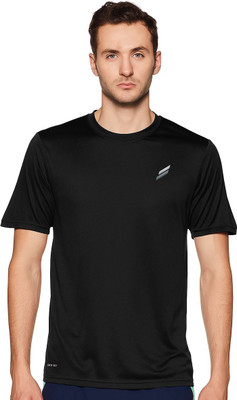 COPEHHI Solid Men Crew Neck Black T-Shirt