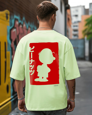 BEWAKOOF Graphic Print Men Round Neck Green T-Shirt