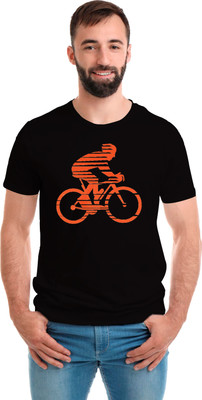 SmarTee Street Printed Men Round Neck Black T-Shirt