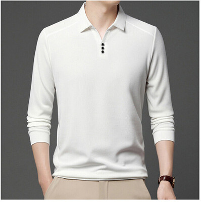 SHUBHAM CREATION Self Design Men Polo Neck White T-Shirt
