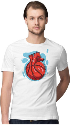 TheFreedomStore Graphic Print Men Round Neck White T-Shirt