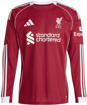 ADIDAS Printed Men Crew Neck Red T-Shirt