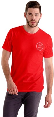 eco runner Printed Men Round Neck Red T-Shirt