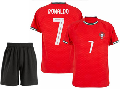 Thiva Printed Men Round Neck Red T-Shirt