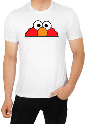 LV CARE Printed Men Round Neck White T-Shirt