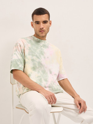 THE BEAR HOUSE Tie & Dye Men Crew Neck Multicolor T-Shirt