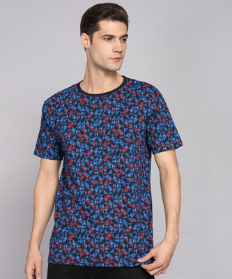 GYRFALCON Printed Men Round Neck Multicolor T-Shirt
