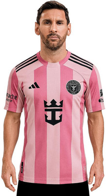 YUTU Printed Men Round Neck Pink T-Shirt
