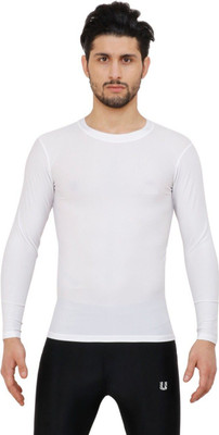 never lose Solid Men Round Neck White T-Shirt