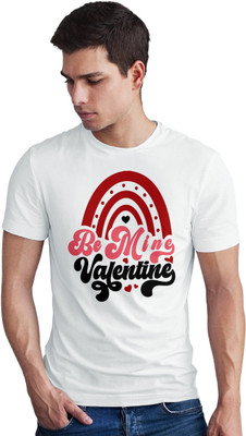Seek Buy Love Printed Men Round Neck White T-Shirt