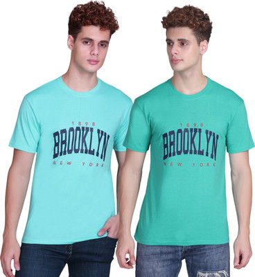 Zeffit Printed Men Round Neck Multicolor T-Shirt