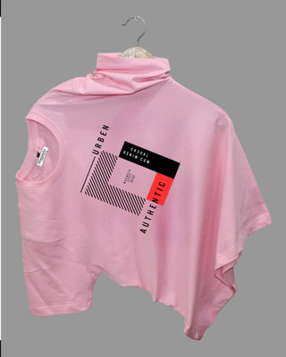 Magneto Printed Men Crew Neck Pink T-Shirt