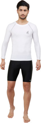 TRAIN HARD EVERYDAY Solid Men Round Neck White T-Shirt