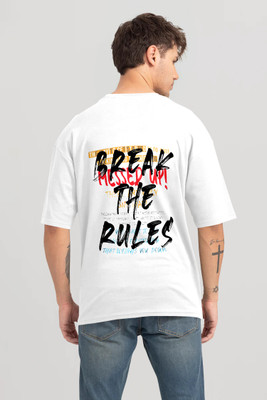 Triptee Graphic Print Men Round Neck White T-Shirt