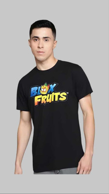 Royal Creations By Rv Printed Men Round Neck Black T-Shirt